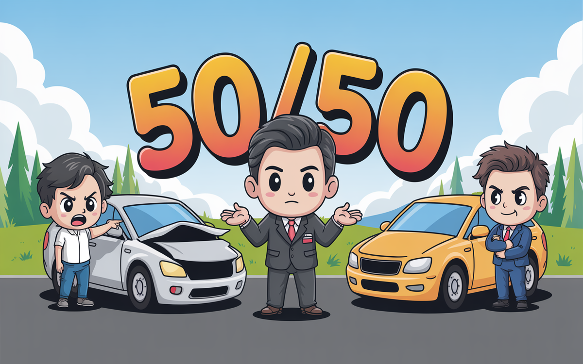 50:50という神話を打ち破るイメージ