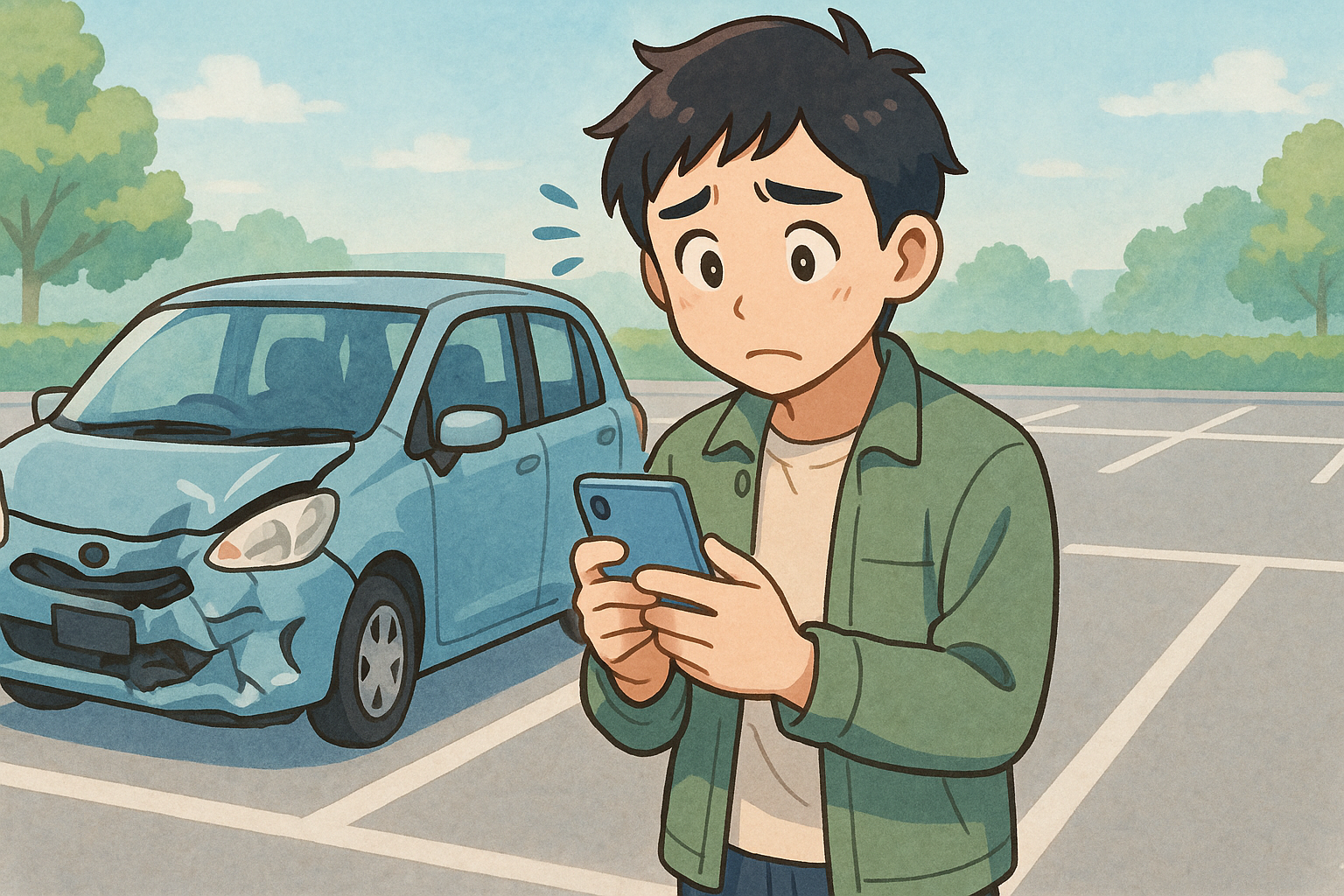 駐車場事故の被害者